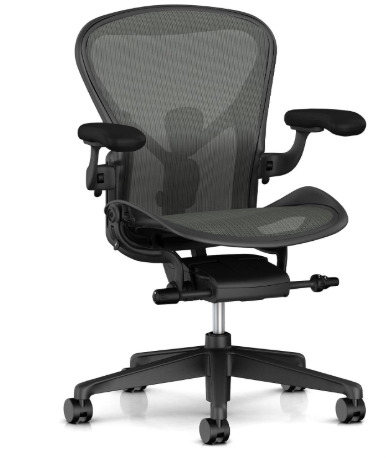Ergonomic Office Chair for Home | Size B Graphite | Herman Miller Aeron