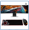 57" Dual 4K Curved Gaming Monitor | Ultrawide Home Office Display | Samsung Odyssey Neo G9