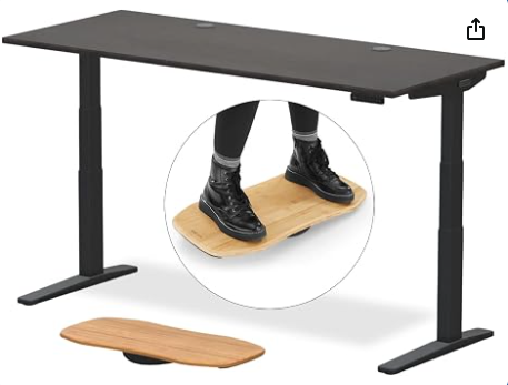 Ash Gray Standing Desk 72x30" | Electric Height Adjustable | UPLIFT V3 Black Frame