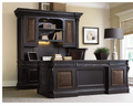 Luxury Home Office Credenza Desk | Storage & Style | Hooker Furniture Telluride Black