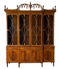 Vintage Breakfront Display Cabinet | Luxury Home Décor Statement Piece | Maitland Smith by Niagara