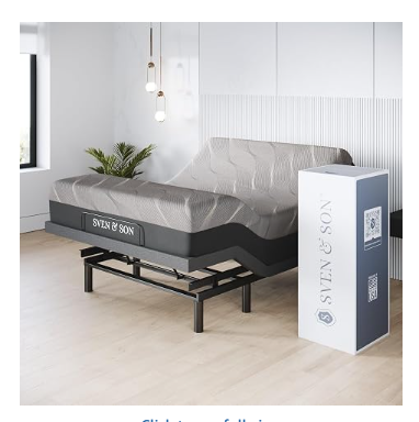 Smart Adjustable Bed Base with Massage & Zero Gravity | Sven & Son Harmony Queen