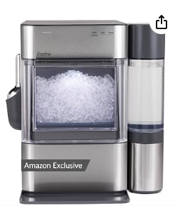 Nugget Ice Maker with XL Side Tank & WiFi | 38 lbs/Day | GE Profile Opal Ultra Stainless