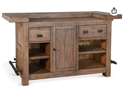 Modern Home Bar Cabinet with Hidden Storage | Sliding Doors | WERMO 28" Fluted Black Oak