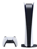PlayStation 5 Digital Edition Console + Controller | 8K Output 120Hz | Sony PS5 White