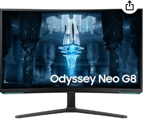 32" 4K Curved Gaming Monitor 240Hz | Quantum HDR2000 G-Sync | Samsung Odyssey Neo G8