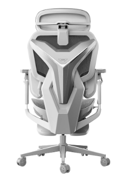 Ergonomic Mesh Gaming Chair | 3-Zone Lumbar 22-Point Adjustment | AutoFull G7 White