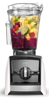 Professional-Grade Smart Blender | 64 oz Low-Profile | Vitamix A2300 Ascent White