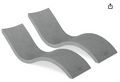 In-Pool Lounge Chairs for Tanning Ledge | Set of 2 | Ledge Lounger Signature Chaise