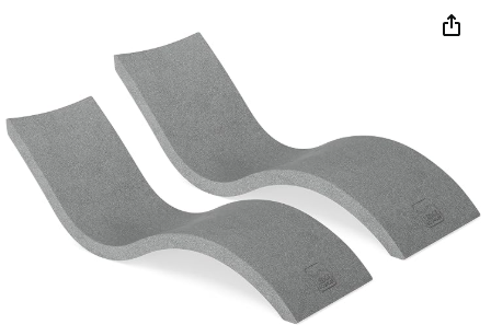 In-Pool Lounge Chairs for Tanning Ledge | Set of 2 | Ledge Lounger Signature Chaise