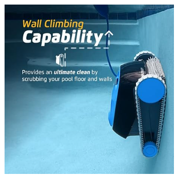 Robotic Pool Cleaner with Wall Climbing | Up to 33 FT | Dolphin Nautilus CC