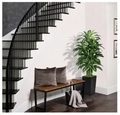 ASTIDY 5FT Artificial Dracaena Faux Tree with Black Tall Planter