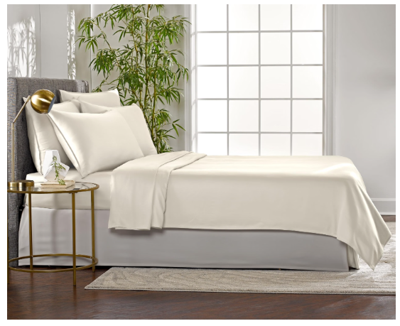 Pure Bamboo King Sheets – 100% Organic Bamboo Bed Sheet Set (Ivory)