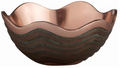 Nambe Copper Canyon Bowl – 7" Scalloped Fruit & Serving Bowl (21.5 oz)