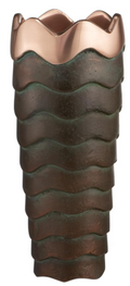Nambe Copper Canyon Vase | 7-Inch Centerpiece Vase | Designed by Lisa Smith