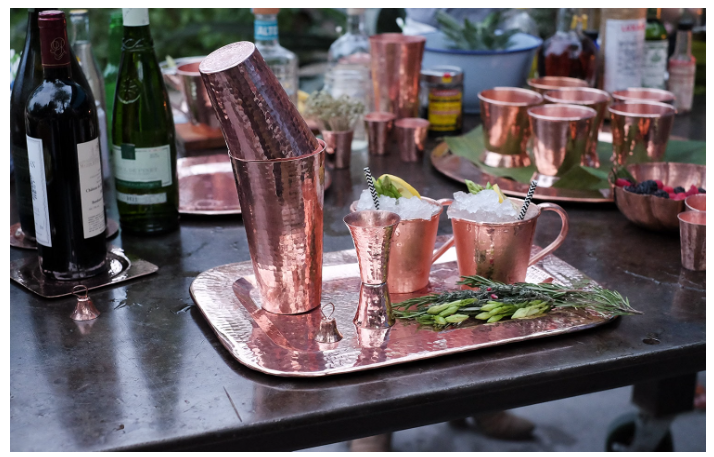 Sertodo Copper Boston Cocktail Shaker Set | Hand Hammered | 16 & 25 oz