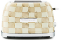 MACKENZIE-CHILDS 2-Slice Toaster | Brown-and-White Mocha Check