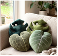Green Philosophy Co. Leaf™ Pillow | Anthurium Khaki Green | 17-Inch