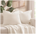 UGG Coco 2-Pack Decorative Pillows | Fleece Throw Pillows | Off White (Snow)