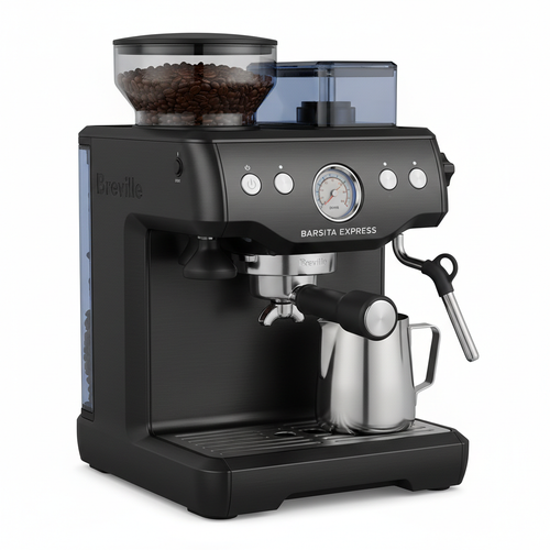 Breville BES870BSXL Barista Express Espresso Machine in Black Sesame finish