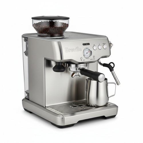 Breville BES870XL Barista Express Espresso Machine in Brushed Stainless Steel