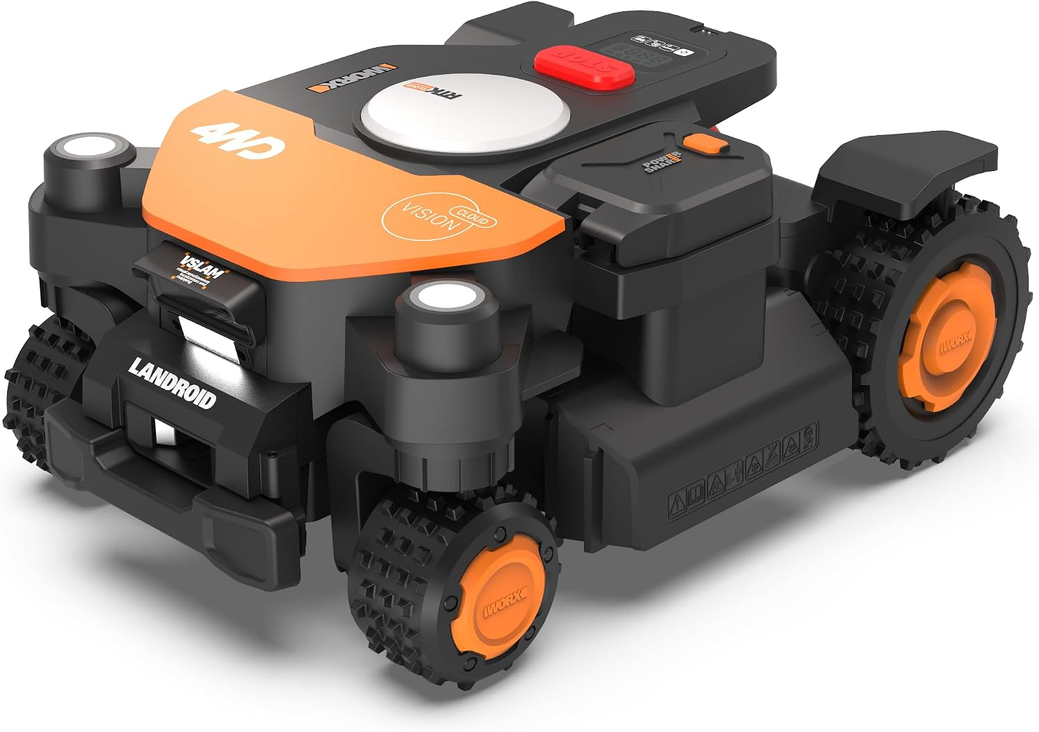 WORX Landroid Vision WR344 4WD Robot Lawn Mower with AI obstacle avoidance
