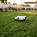 Segway Navimow i110N robotic lawn mower on a lush green lawn