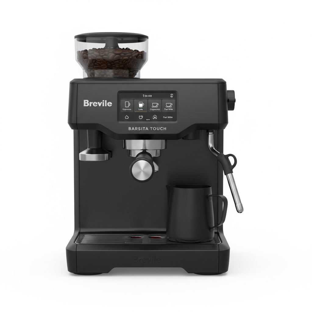 Breville BES880BTR Barista Touch Espresso Machine in Black Truffle finish