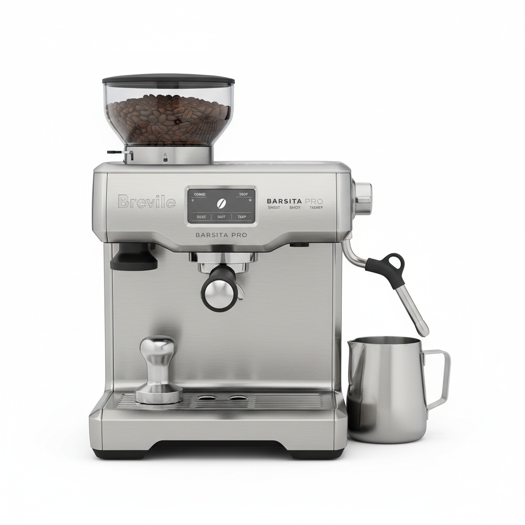 Breville BES878BSS Barista Pro Espresso Machine in Brushed Stainless Steel